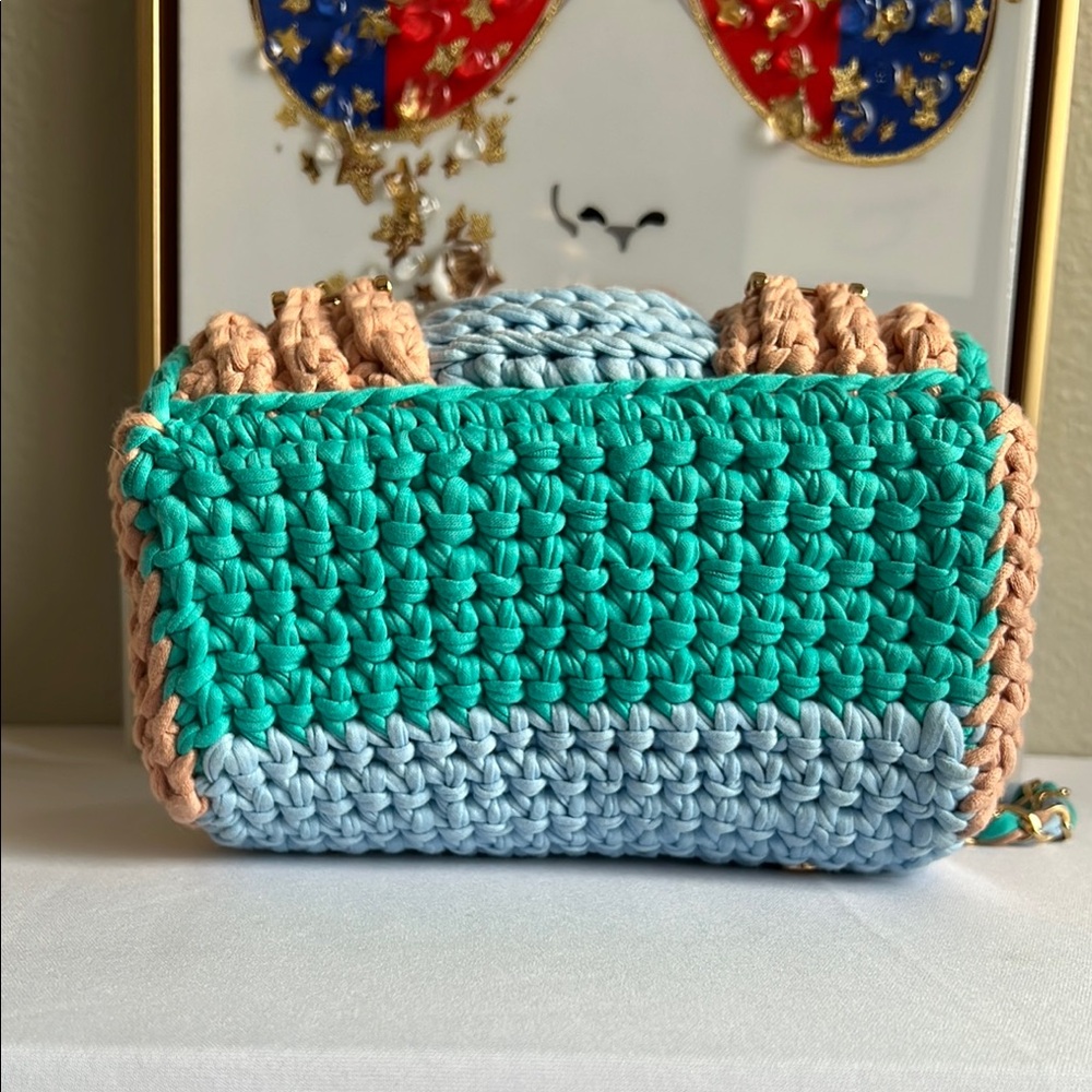 Handcrafted Multi Color Bag Mini Purse - Picture 3 of 17